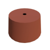PODSTAWA POD LAMPĘ OGRODOWĄ STOŻEK D=28 KOLOR CEGŁA