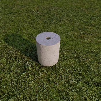 PODSTAWA POD LAMPĘ OGRODOWĄ D= 15 WALEC