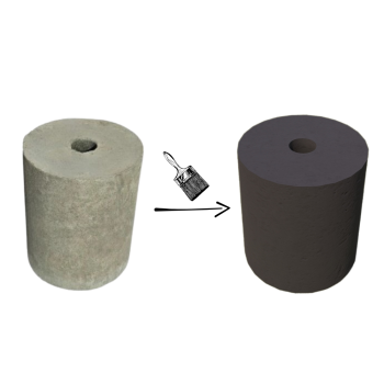 PODSTAWA POD LAMPĘ OGRODOWĄ D= 15 KOLOR ANTRACYT