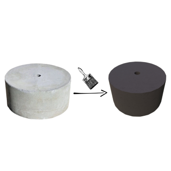 PODSTAWA POD LAMPĘ OGRODOWĄ D=30,3 KOLOR ANTRACYT