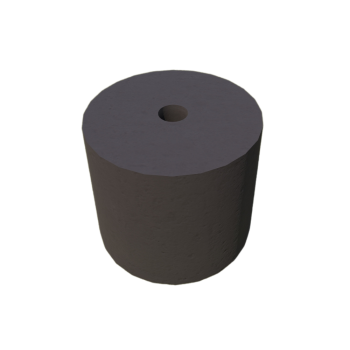 PODSTAWA POD LAMPĘ OGRODOWĄ D=19 KOLOR ANTRACYT