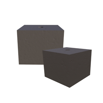 PODSTAWA POD LAMPĘ OGRODOWĄ KOSTKA 20x20 ANTRACYT KOLOR