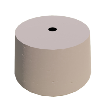 PODSTAWA POD LAMPĘ OGRODOWĄ STOŻEK D=28 KOLOR BEŻOWY