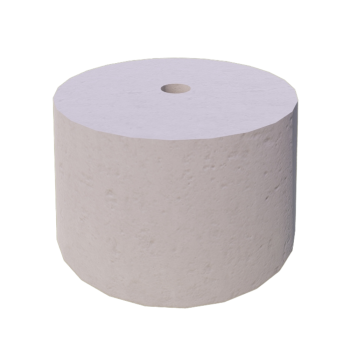 PODSTAWA POD LAMPĘ OGRODOWĄ STOŻEK D=25 KOLOR BIAŁY