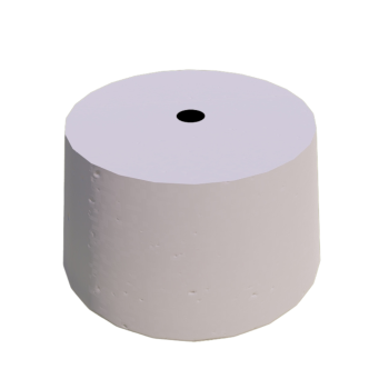 PODSTAWA POD LAMPĘ OGRODOWĄ STOŻEK D=28 KOLOR BIAŁY