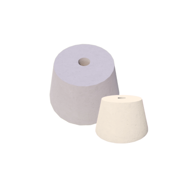 PODSTAWA POD LAMPĘ OGRODOWĄ STOŻEK D=15,8 ŚCIĘTY BIAŁY KOLOR