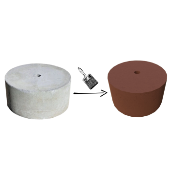 PODSTAWA POD LAMPĘ OGRODOWĄ D=30,3 KOLOR BRĄZ