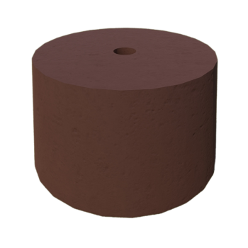 PODSTAWA POD LAMPĘ OGRODOWĄ STOŻEK D=25 KOLOR BRĄZ