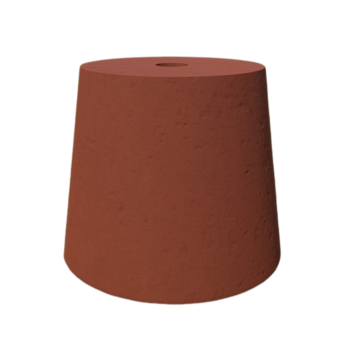 PODSTAWA POD LAMPĘ OGRODOWĄ STOŻEK D=17,5 KOLOR CEGŁA
