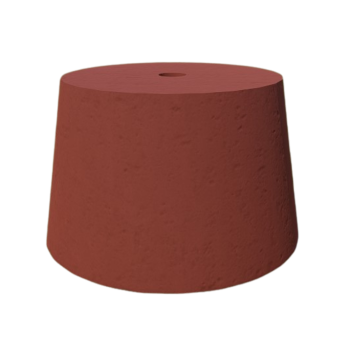 PODSTAWA POD LAMPĘ OGRODOWĄ STOŻEK D=23 KOLOR CZERWIEŃ