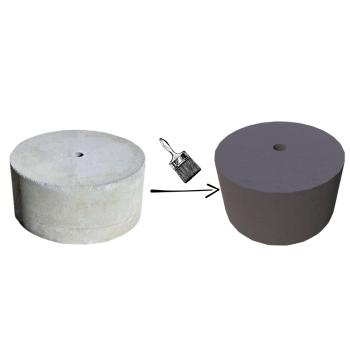 PODSTAWA POD LAMPĘ OGRODOWĄ D=30,3 KOLOR GRAFIT