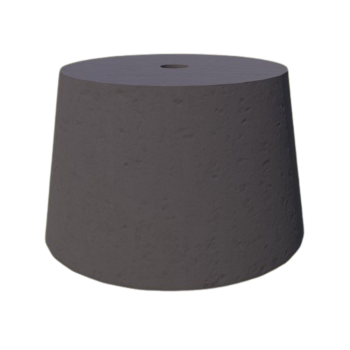 PODSTAWA POD LAMPĘ OGRODOWĄ STOŻEK D=23 KOLOR GRAFIT