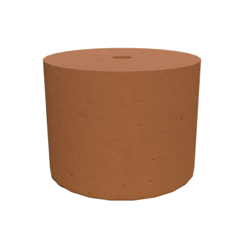 PODSTAWA POD LAMPĘ OGRODOWĄ D=23,7 WALEC KOLOR JASNY KLINKIER