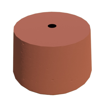 PODSTAWA POD LAMPĘ OGRODOWĄ STOŻEK D=28 KOLOR JASNY KLINKIER