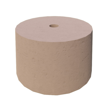 PODSTAWA POD LAMPĘ OGRODOWĄ STOŻEK D=25 KOLOR JASNY PIASKOWY