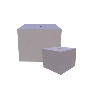 PODSTAWA POD LAMPĘ OGRODOWĄ KOSTKA 20x20 JASNY POPIEL KOLOR