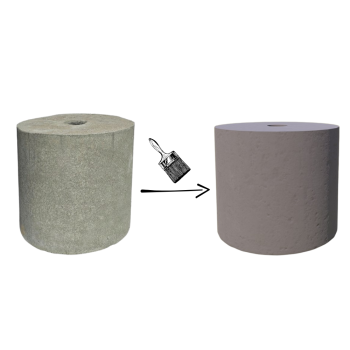 PODSTAWA POD LAMPĘ OGRODOWĄ D=19 KOLOR JASNY POPIEL