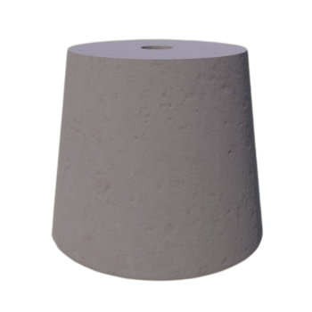 PODSTAWA POD LAMPĘ OGRODOWĄ STOŻEK D=17,5 KOLOR JASNY POPIEL