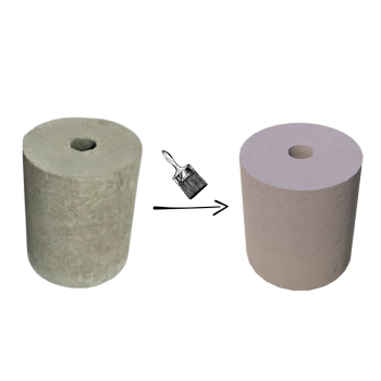 PODSTAWA POD LAMPĘ OGRODOWĄ D= 15 KOLOR JASNY SZARY