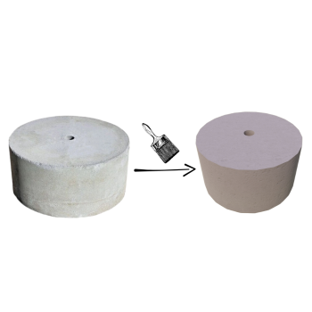 PODSTAWA POD LAMPĘ OGRODOWĄ D=30,3 KOLOR JASNY SZARY