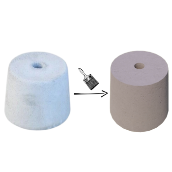 PODSTAWA POD LAMPĘ OGRODOWĄ STOŻEK D=17,5 KOLOR JASNY SZARY