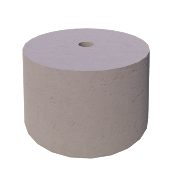 PODSTAWA POD LAMPĘ OGRODOWĄ STOŻEK D=25 KOLOR JASNY SZARY