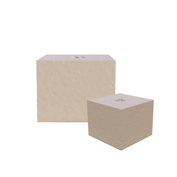 PODSTAWA POD LAMPĘ OGRODOWĄ KOSTKA 15x15 KOLOR BEŻOWY