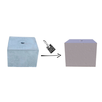 PODSTAWA POD LAMPĘ OGRODOWĄ KOSTKA 20x20 JASNY POPIEL KOLOR