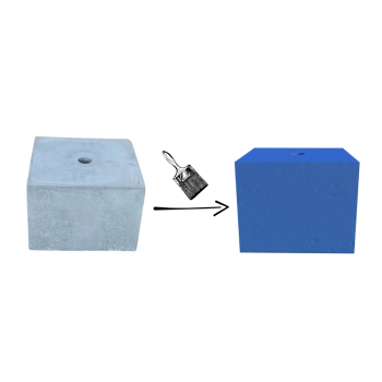 PODSTAWA POD LAMPĘ OGRODOWĄ KOSTKA 20x20 NIEBIESKI KOLOR