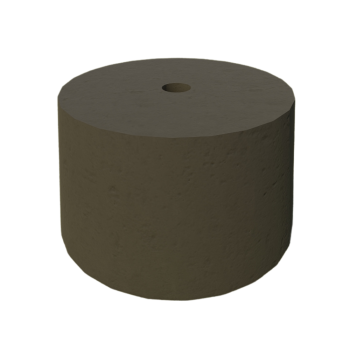 PODSTAWA POD LAMPĘ OGRODOWĄ STOŻEK D=25 KOLOR KHAKI