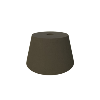 PODSTAWA POD LAMPĘ OGRODOWĄ STOŻEK D=15,8 ŚCIĘTY KHAKI KOLOR
