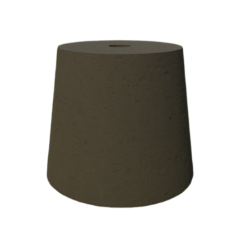 PODSTAWA POD LAMPĘ OGRODOWĄ STOŻEK D=17,5 KOLOR KHAKI