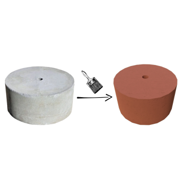 PODSTAWA POD LAMPĘ OGRODOWĄ D=30,3 KOLOR KLINKIER