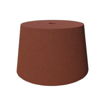 PODSTAWA POD LAMPĘ OGRODOWĄ STOŻEK D=23 KOLOR KLINKIER