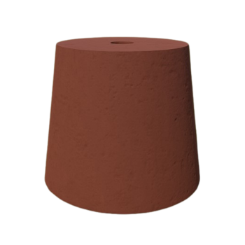 PODSTAWA POD LAMPĘ OGRODOWĄ STOŻEK D=17,5 KOLOR KLINKIER