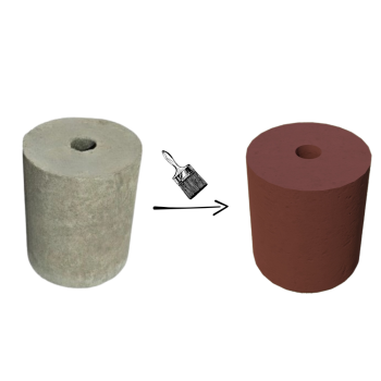 PODSTAWA POD LAMPĘ OGRODOWĄ D= 15 KOLOR KLINKIER