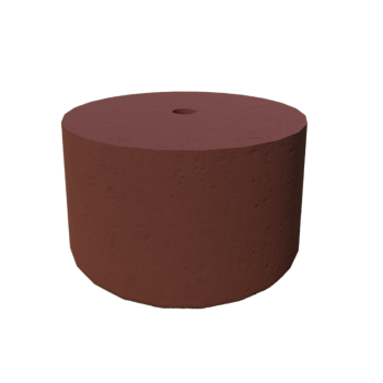 PODSTAWA POD LAMPĘ OGRODOWĄ D=30,3 KOLOR MAHOŃ