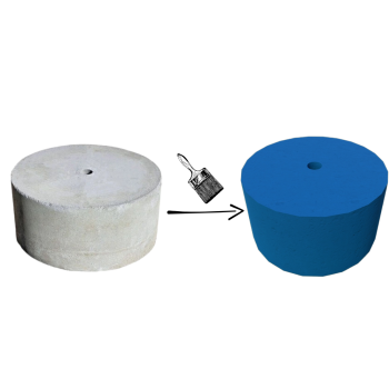 PODSTAWA POD LAMPĘ OGRODOWĄ D=30,3 KOLOR NIEBIESKI