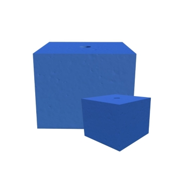 PODSTAWA POD LAMPĘ OGRODOWĄ KOSTKA 25x25 NIEBIESKI KOLOR