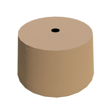 PODSTAWA POD LAMPĘ OGRODOWĄ STOŻEK D=28 KOLOR PIASKOWY