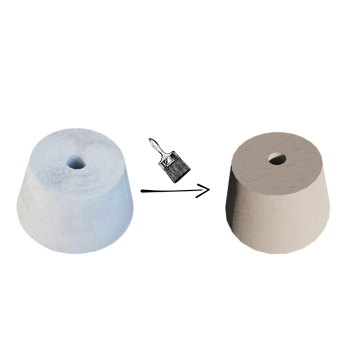 PODSTAWA POD LAMPĘ OGRODOWĄ STOŻEK D=15,8 ŚCIĘTY POPIEL KOLOR