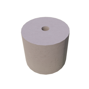 PODSTAWA POD LAMPĘ OGRODOWĄ D=19 KOLOR SREBRNY