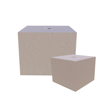 PODSTAWA POD LAMPĘ OGRODOWĄ KOSTKA 25x25 SZARY KOLOR