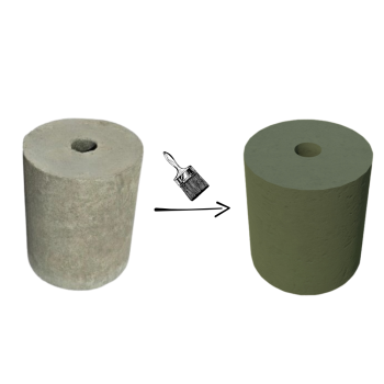 PODSTAWA POD LAMPĘ OGRODOWĄ D= 15 KOLOR ZIELONY