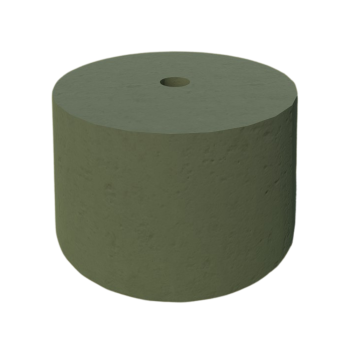 PODSTAWA POD LAMPĘ OGRODOWĄ STOŻEK D=25 KOLOR ZIELONY