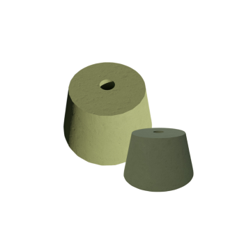 PODSTAWA POD LAMPĘ OGRODOWĄ STOŻEK D=15,8 ŚCIĘTY ZIELONY KOLOR