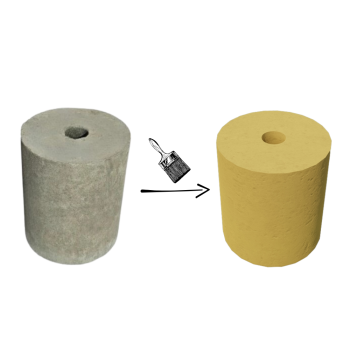 PODSTAWA POD LAMPĘ OGRODOWĄ D= 15 KOLOR ŻÓŁTY