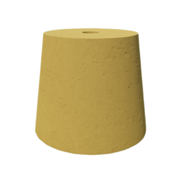 PODSTAWA POD LAMPĘ OGRODOWĄ STOŻEK D=17,5 KOLOR ŻÓŁTY